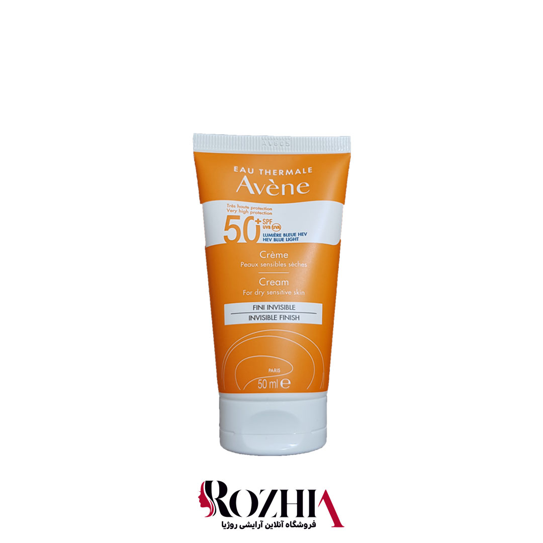 تصویر  ضد آفتاب  پوست خشک و حساس بی رنگ +SPF50 اون Avène