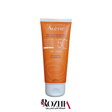 تصویر  لوسیون ضد آفتاب پوست حساس و خشک بی رنگ اون Avène SPF50