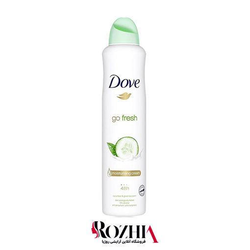 اسپری ضدتعریق زنانه خیار و چای سبز Go Fresh داو