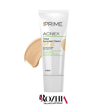 کرم ضد آفتاب رنگی فاقد چربی SPF60 پریم