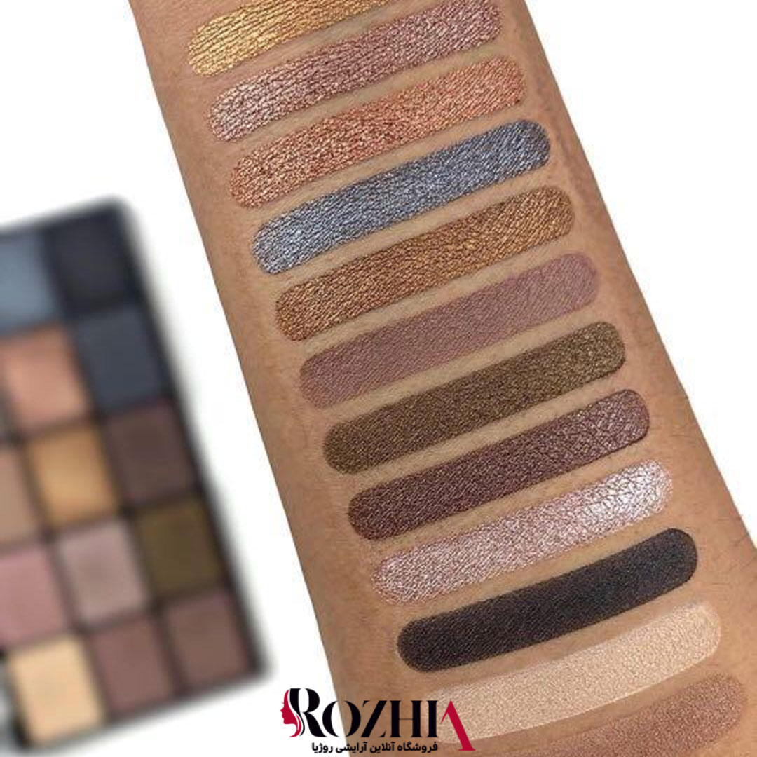 پالت سایه چشم رولوشن سری Re-Loaded مدل Smoky Neutral
