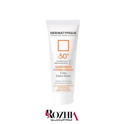 ضد آفتاب بی رنگ هیدرا مناسب پوست خشک +SPF50 درماتیپیک