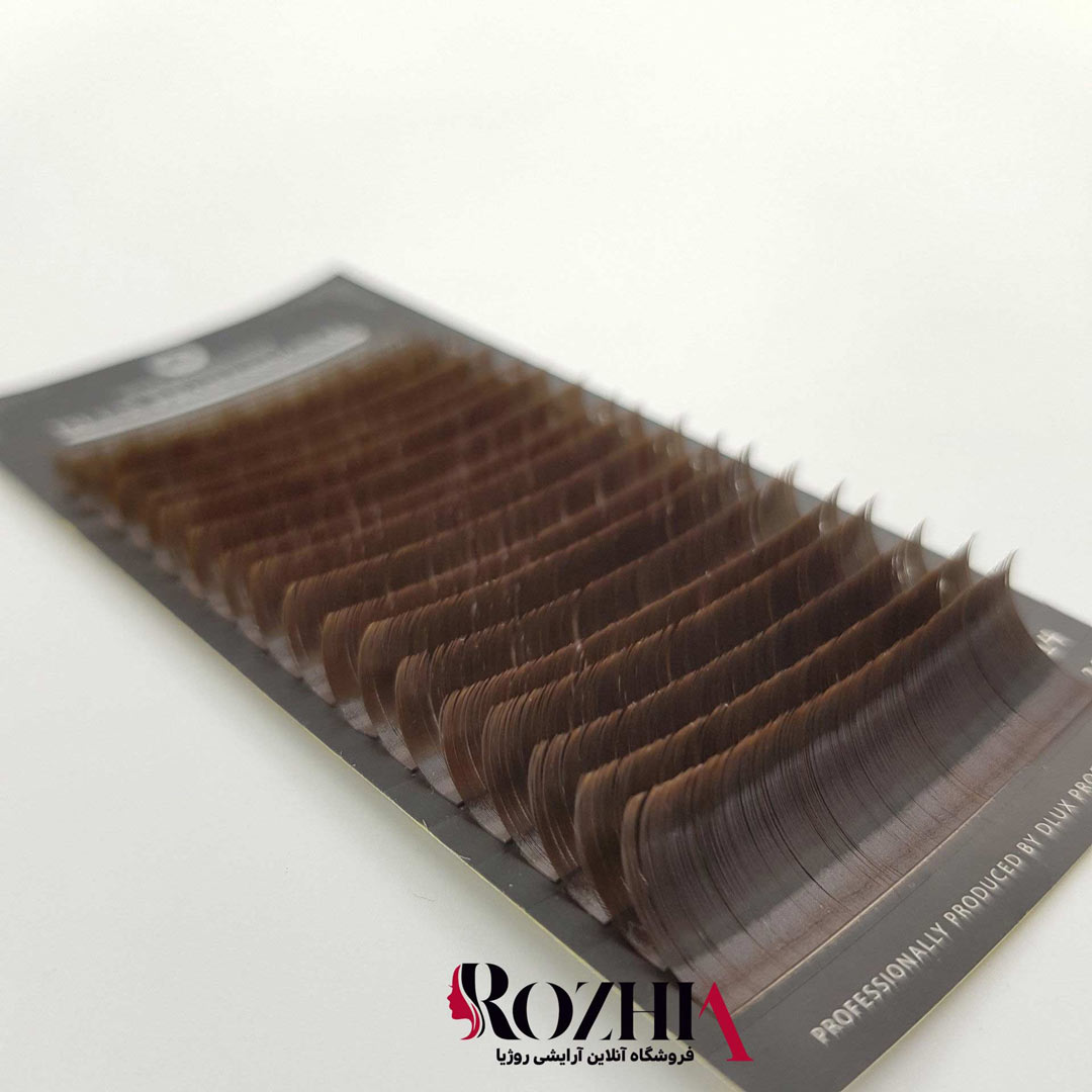 پالت کاشت مژه dark brown دلوکس رنگی و آمبره