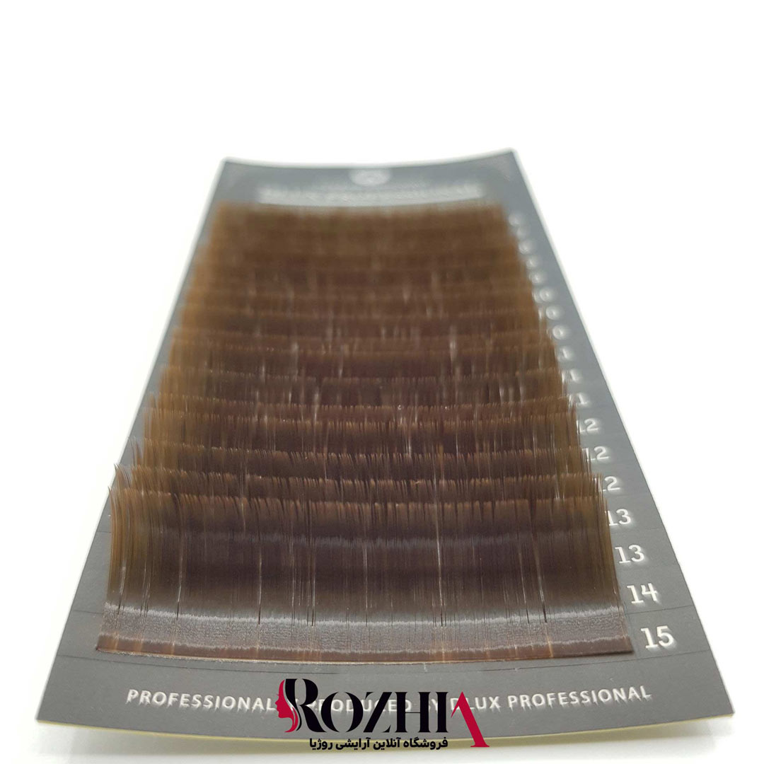 پالت کاشت مژه دلوکس رنگی و آمبرهdark brown
