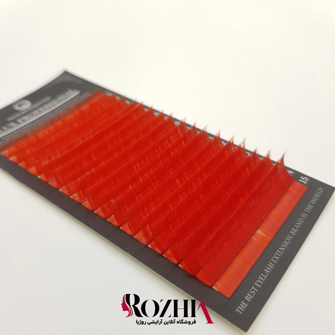 پالت کاشت مژه red دلوکس رنگی و آمبره