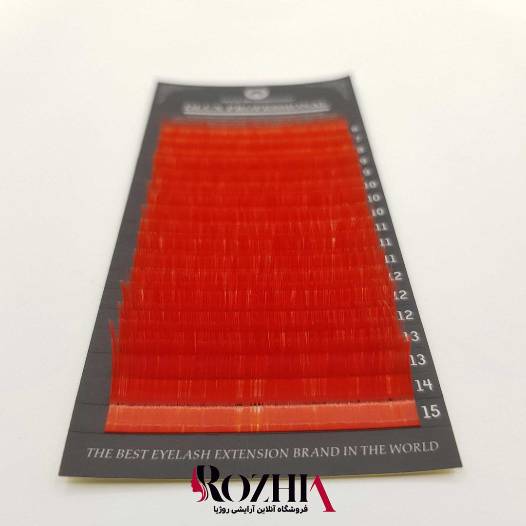 پالت کاشت مژه دلوکس رنگی و آمبره red