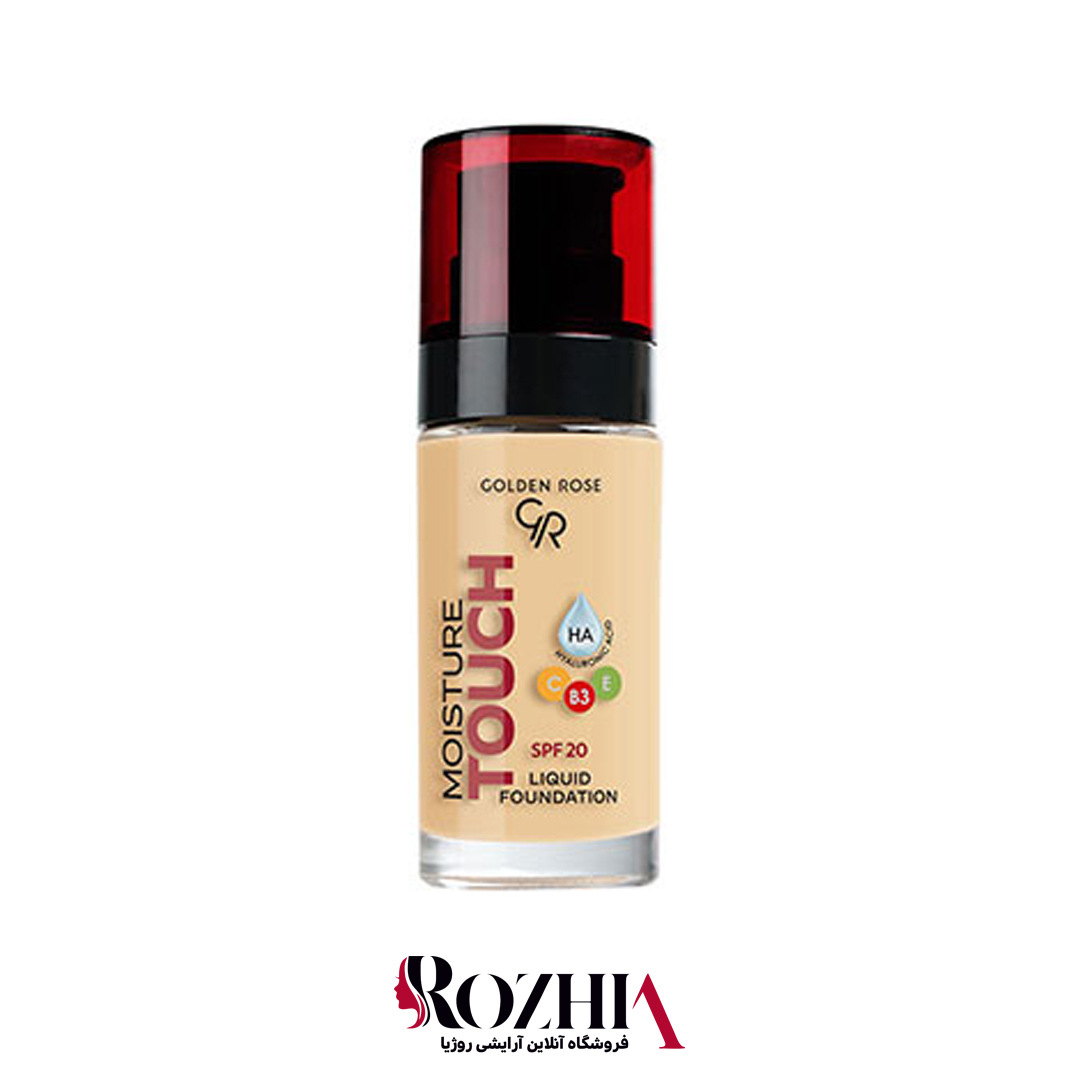 کرم پودر آبرسان گلدن رز مدل108 Moisture Touch