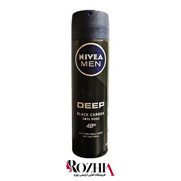 اسپری ضد تعریق مردانه نیوآ مدل Deep Black Carbon Dark Wood حجم 150 میل
