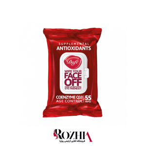 دستمال مرطوب پاک کننده آرایش آنتی اکسیدان درب دار دافی