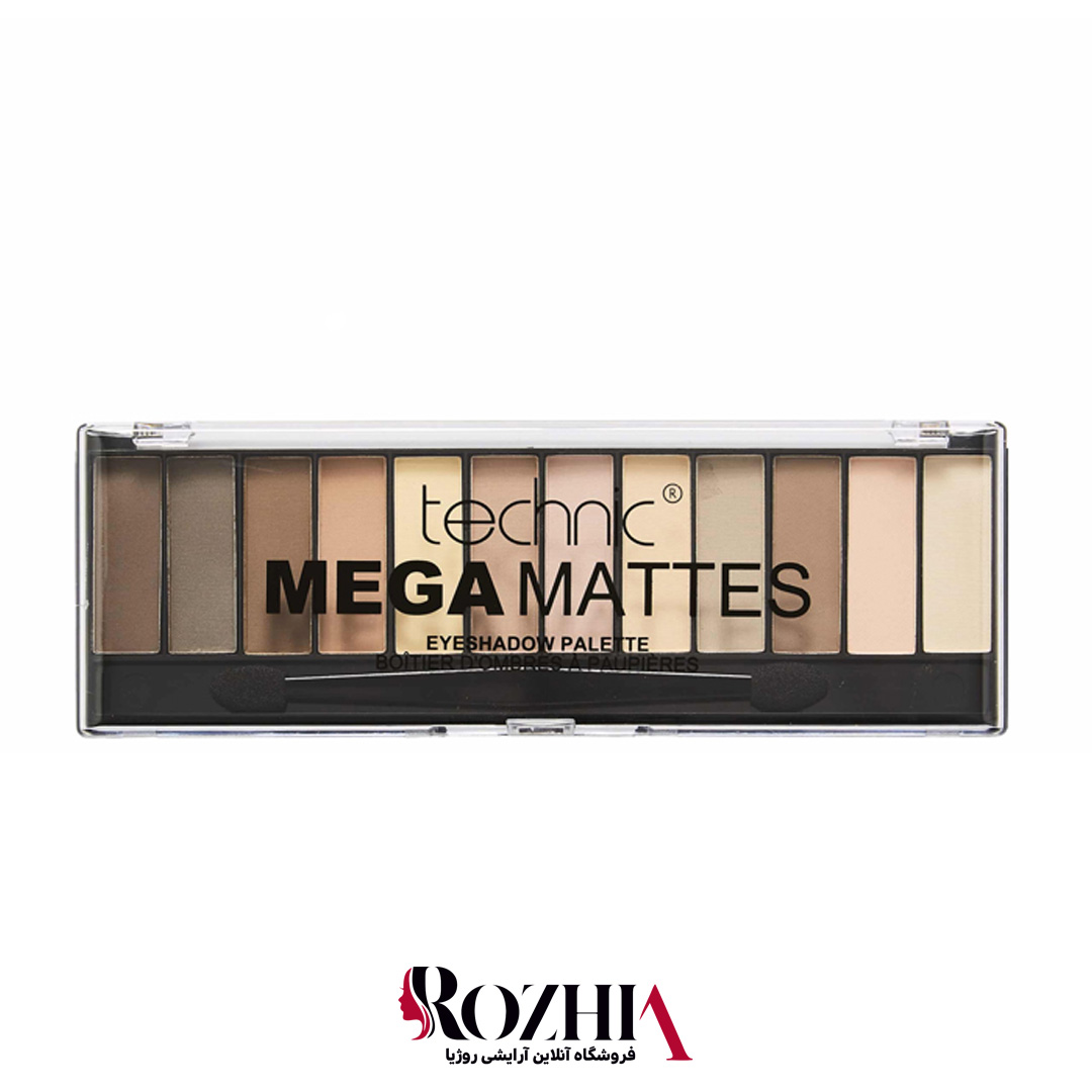 پالت سایه 12 رنگ تکنیک مدل Mega Mattes