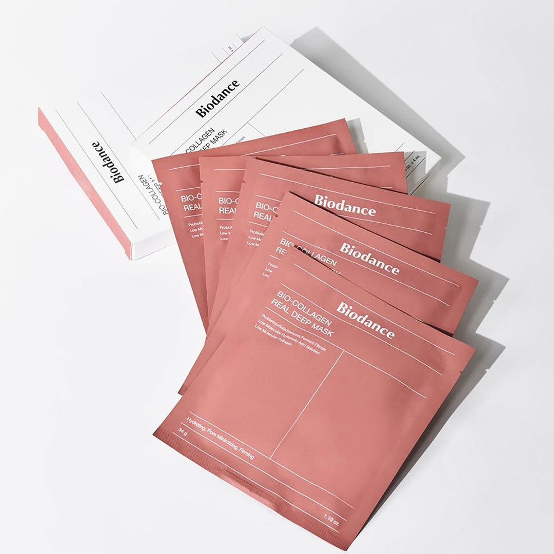 ماسک ورقه ای کلاژن ساز بایودنس BIO COLLAGEN REAL DEEP MASK
