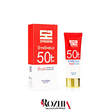 ژل ضد آفتاب بی‌رنگ فاقد چربی ساین شیلد +SPF50 ساین اسکین