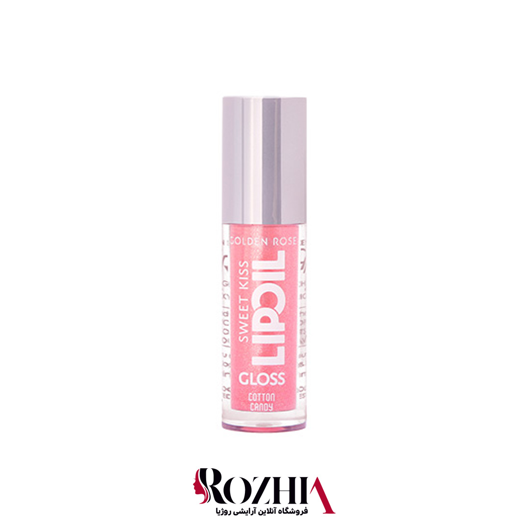 لیپ اویل براق گلدن رز مدل SWEET KISS