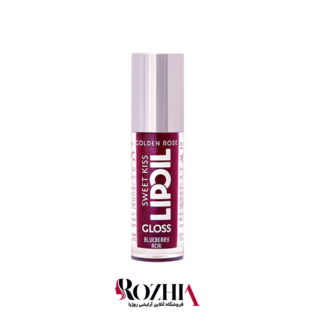لیپ اویل براق گلدن رز مدل SWEET KISS