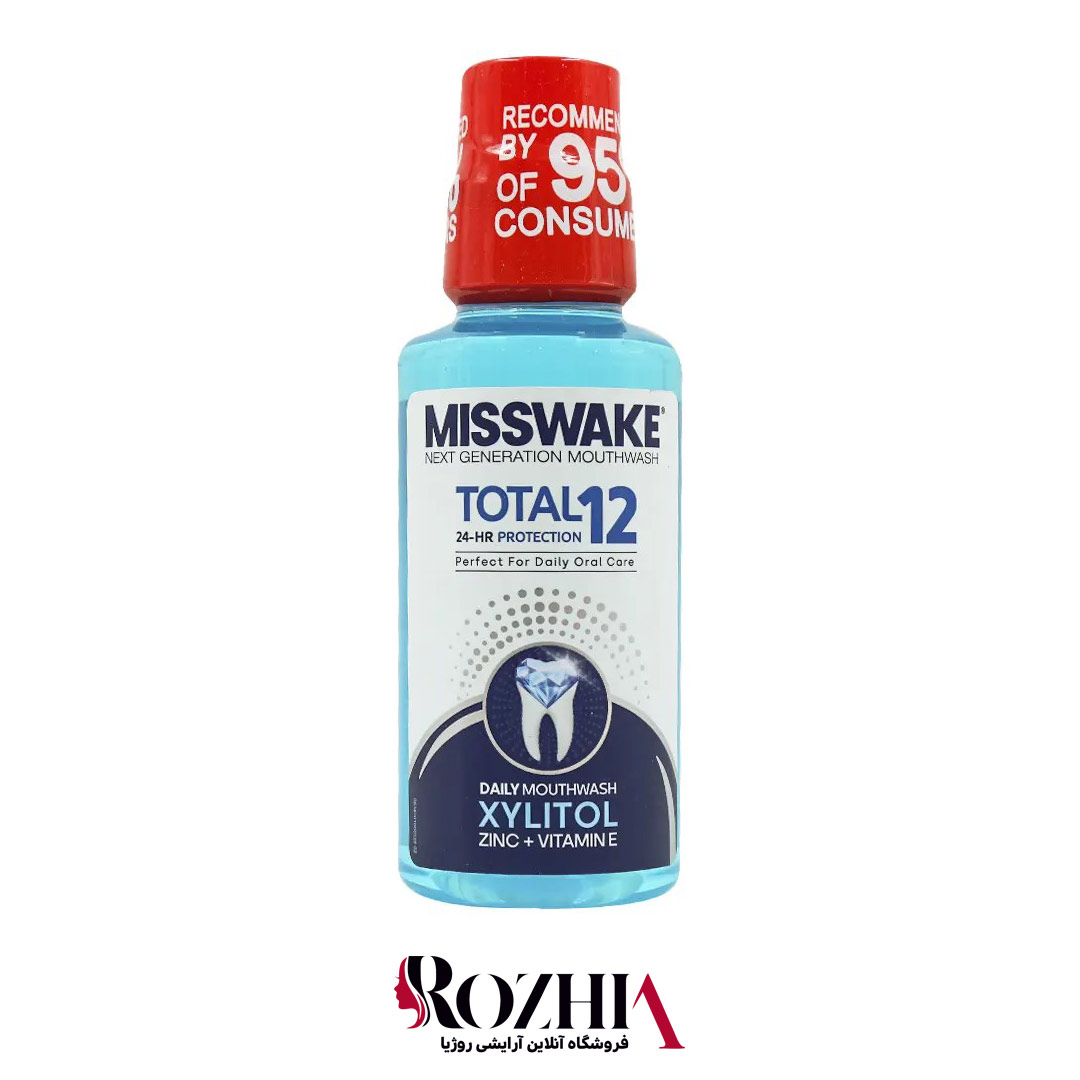 دهانشویه توتال 12 حاوی زایلیتول میسویک
