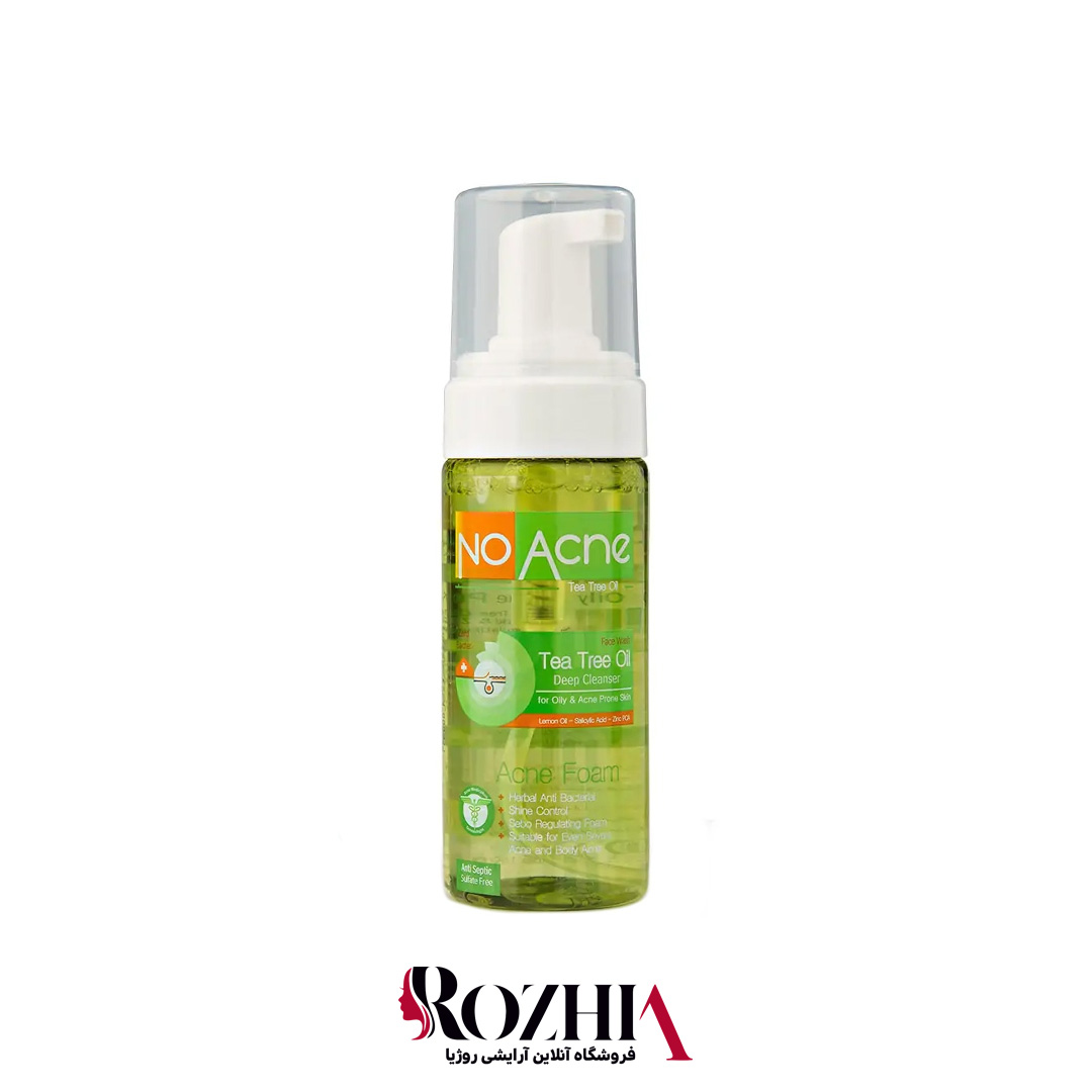 فوم شستشو پوست چرب و براق نو آکنه حاوی عصاره درخت چای