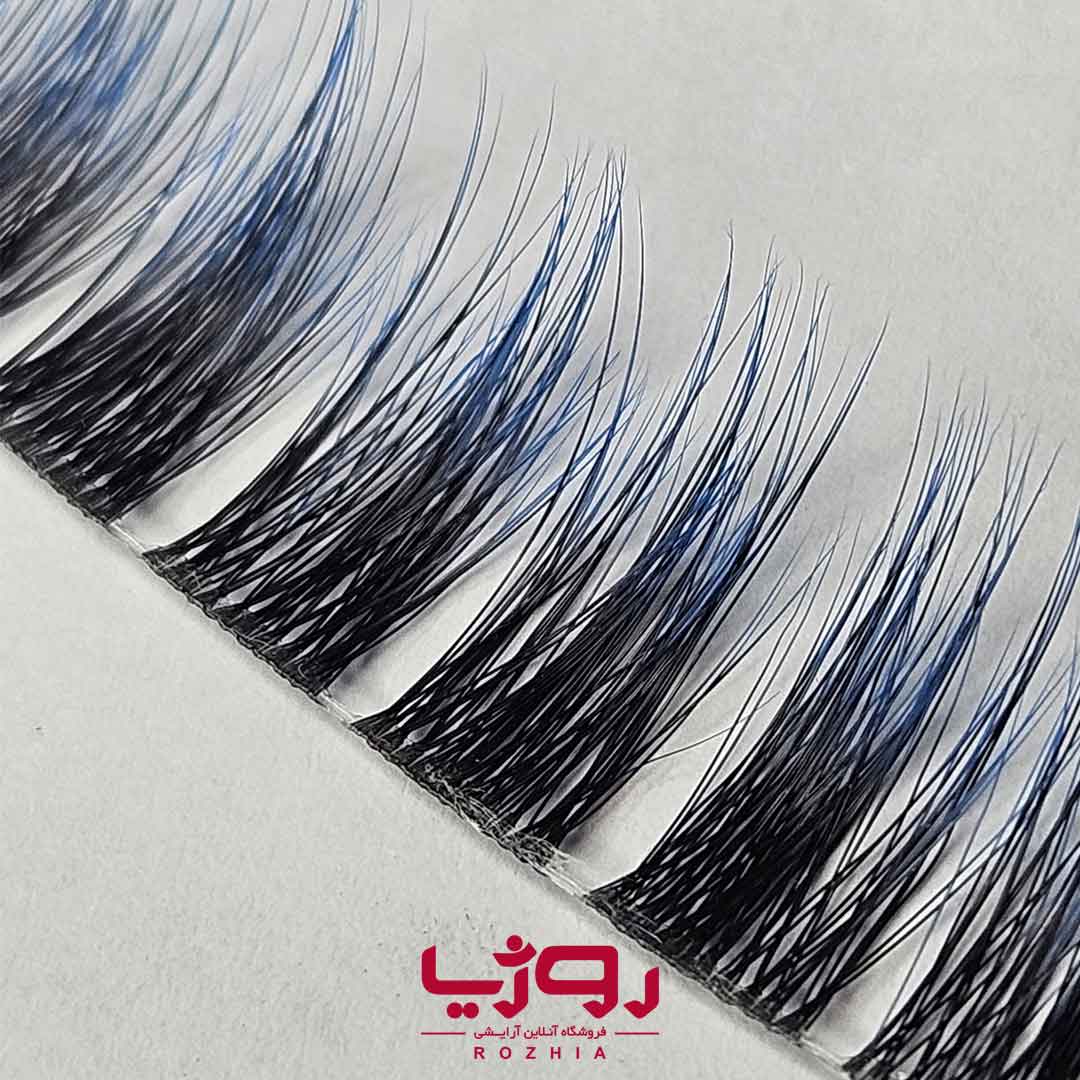 مژه ریسه ای فیشر مدل آمبره آبی