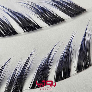 مژه ریسه ای فیشر مدل آمبره آبی فاکس FOX