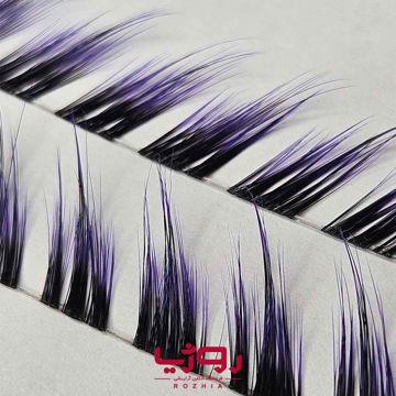 مژه ریسه ای فیشر مدل آمبره بنفش فاکس FOX