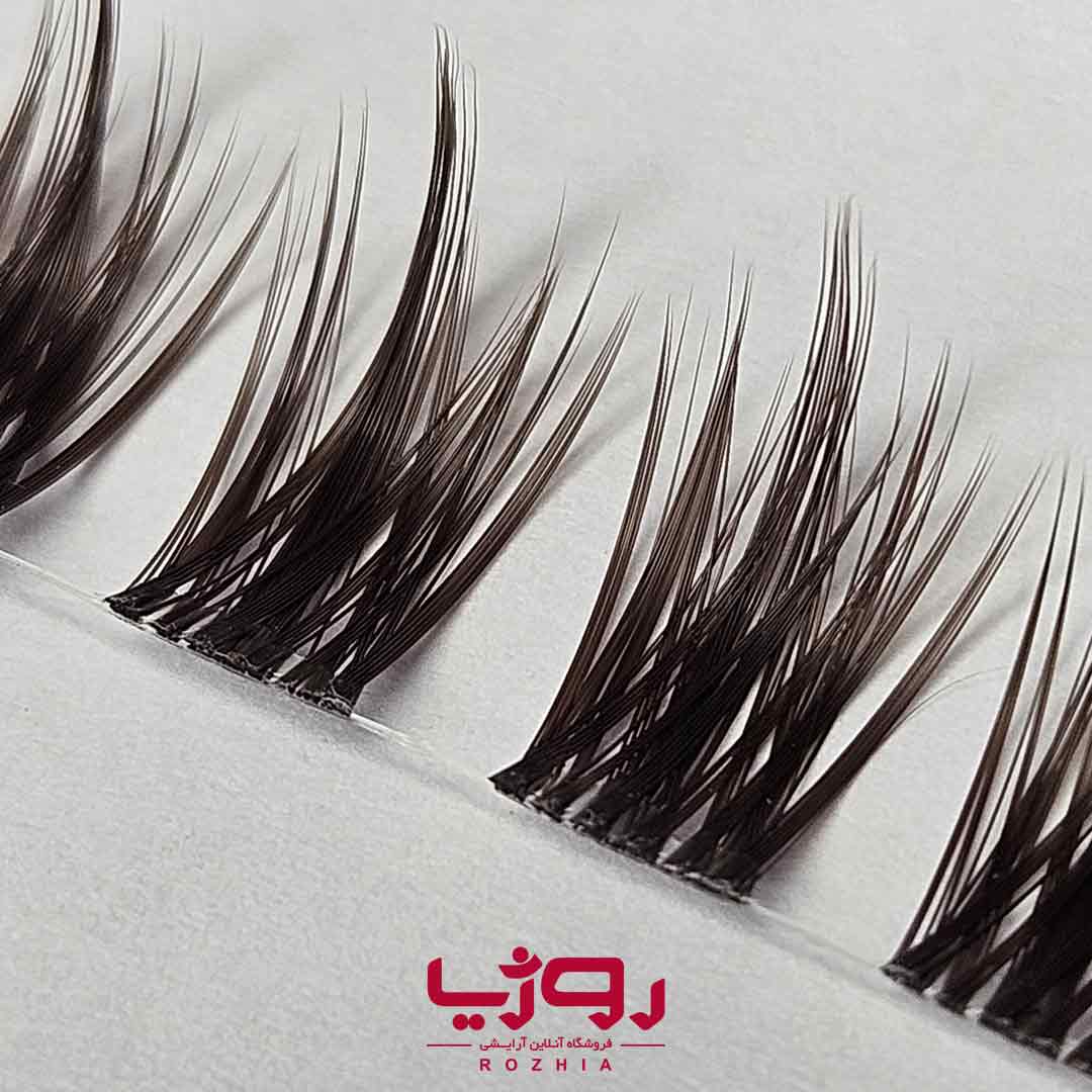 مژه ریسه ای فیشر آنابلا قهوه ای موکا