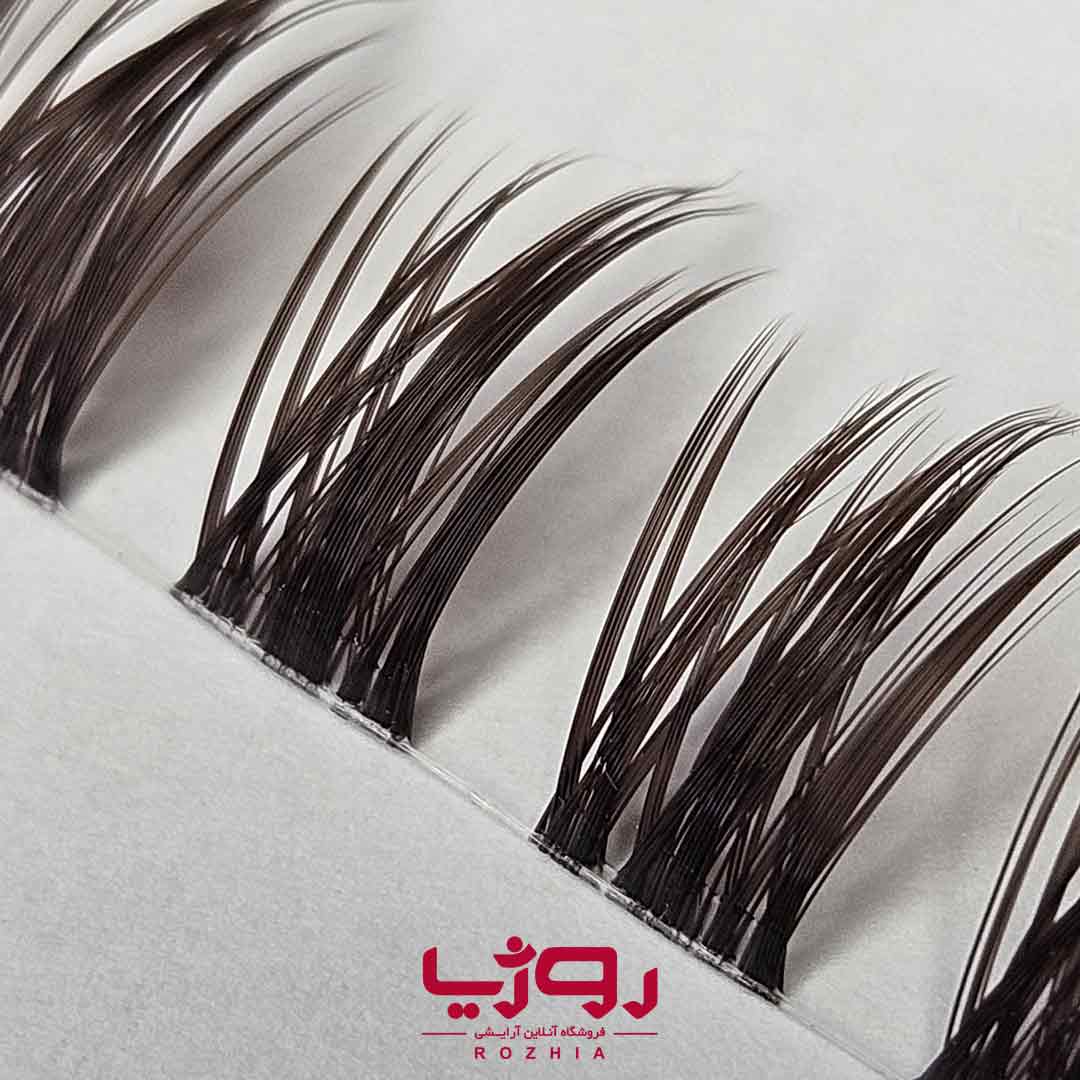 مژه ریسه ای فیشر آنابلا قهوه ای موکا