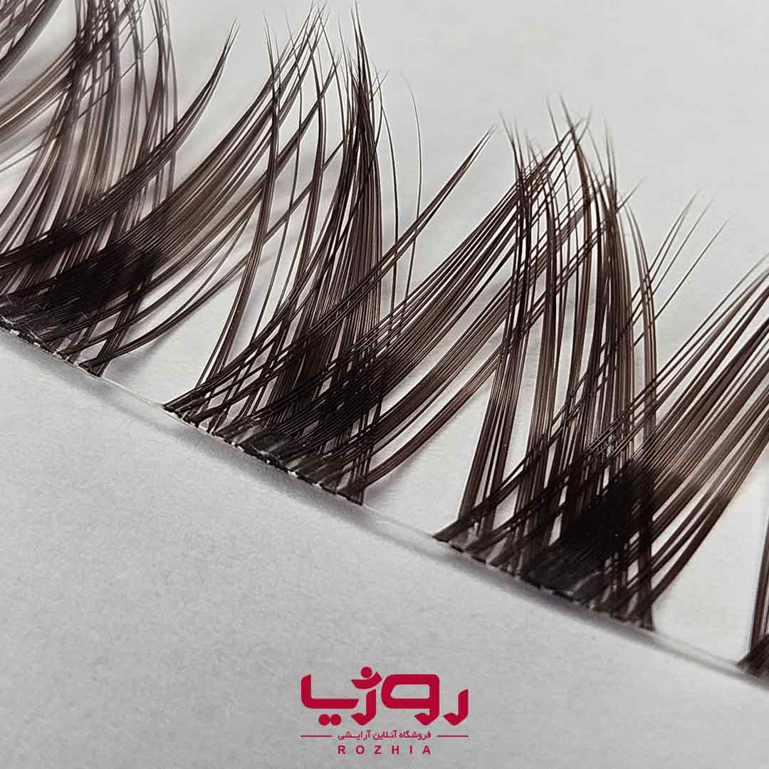 مژه ریسه ای فیشر سایمون قهوه ای موکا