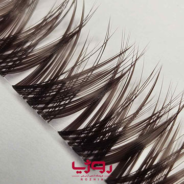 مژه ریسه ای فیشر فایر قهوه ای موکا