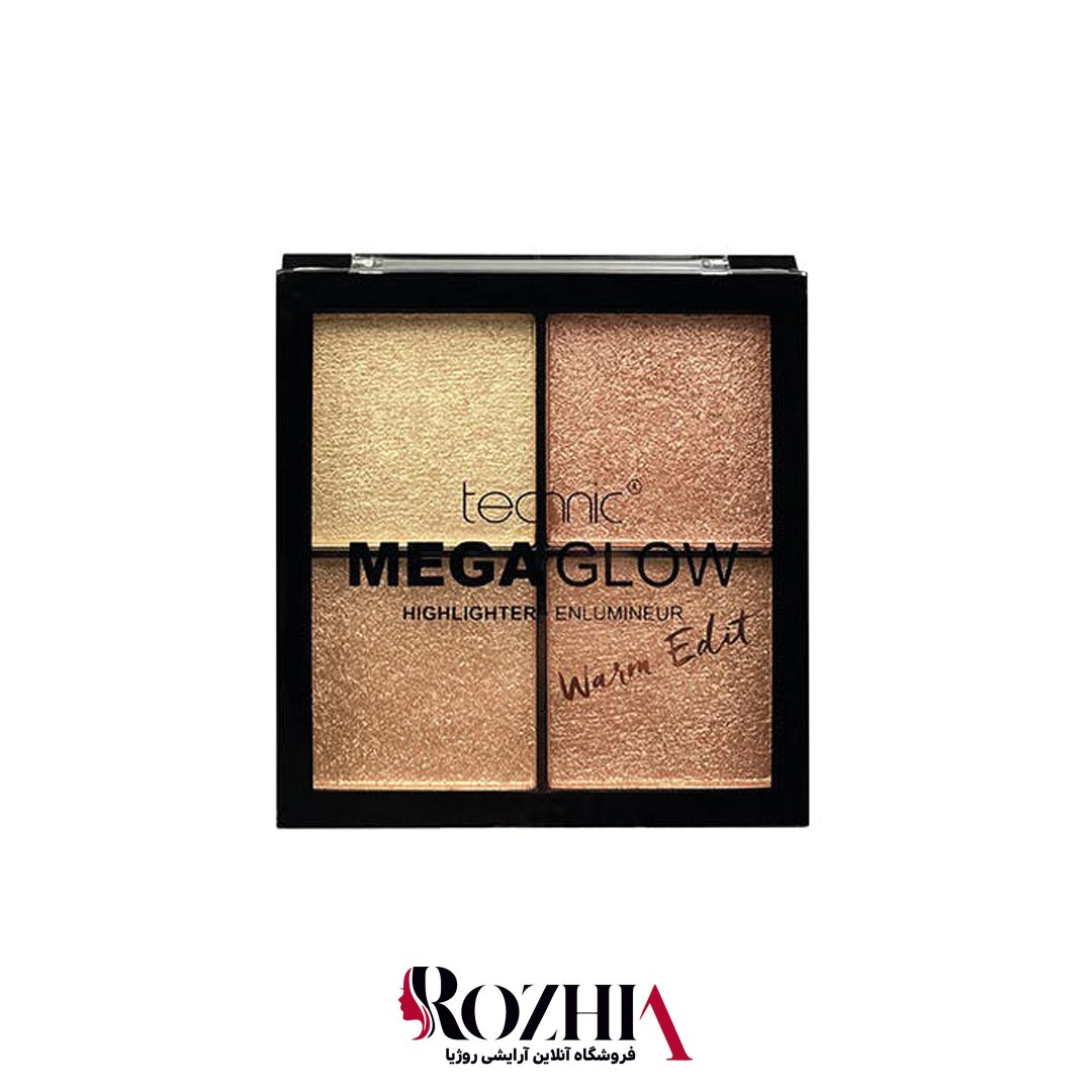 پالت هایلایتر تکنیک مدل MEGA GLOW