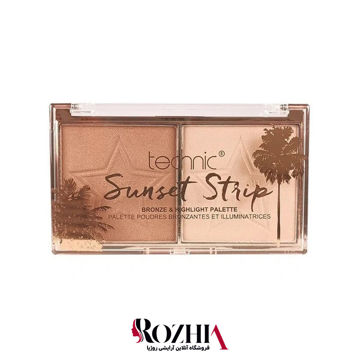 خرید پالت هایلایتر و برنزر تکنیک مدل SUNSET STRIP