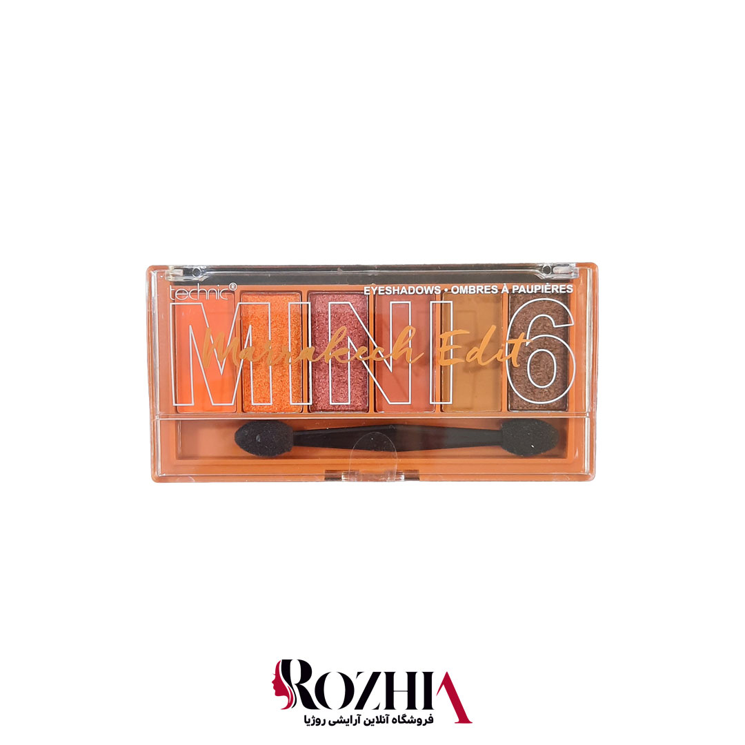 پالت سایه 6 رنگ تکنیک
