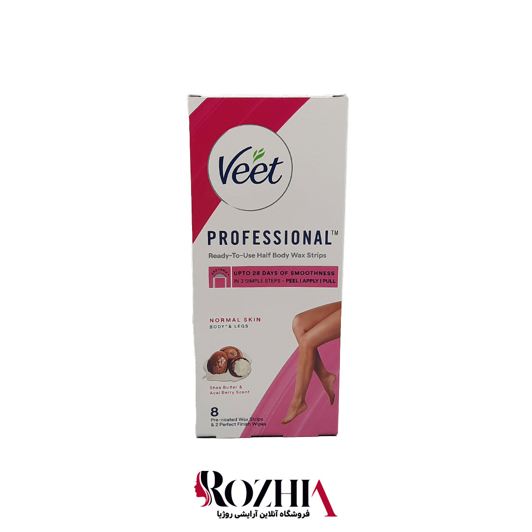 نوار موبر بدن 8 عددی پوست نرمال ویت veet