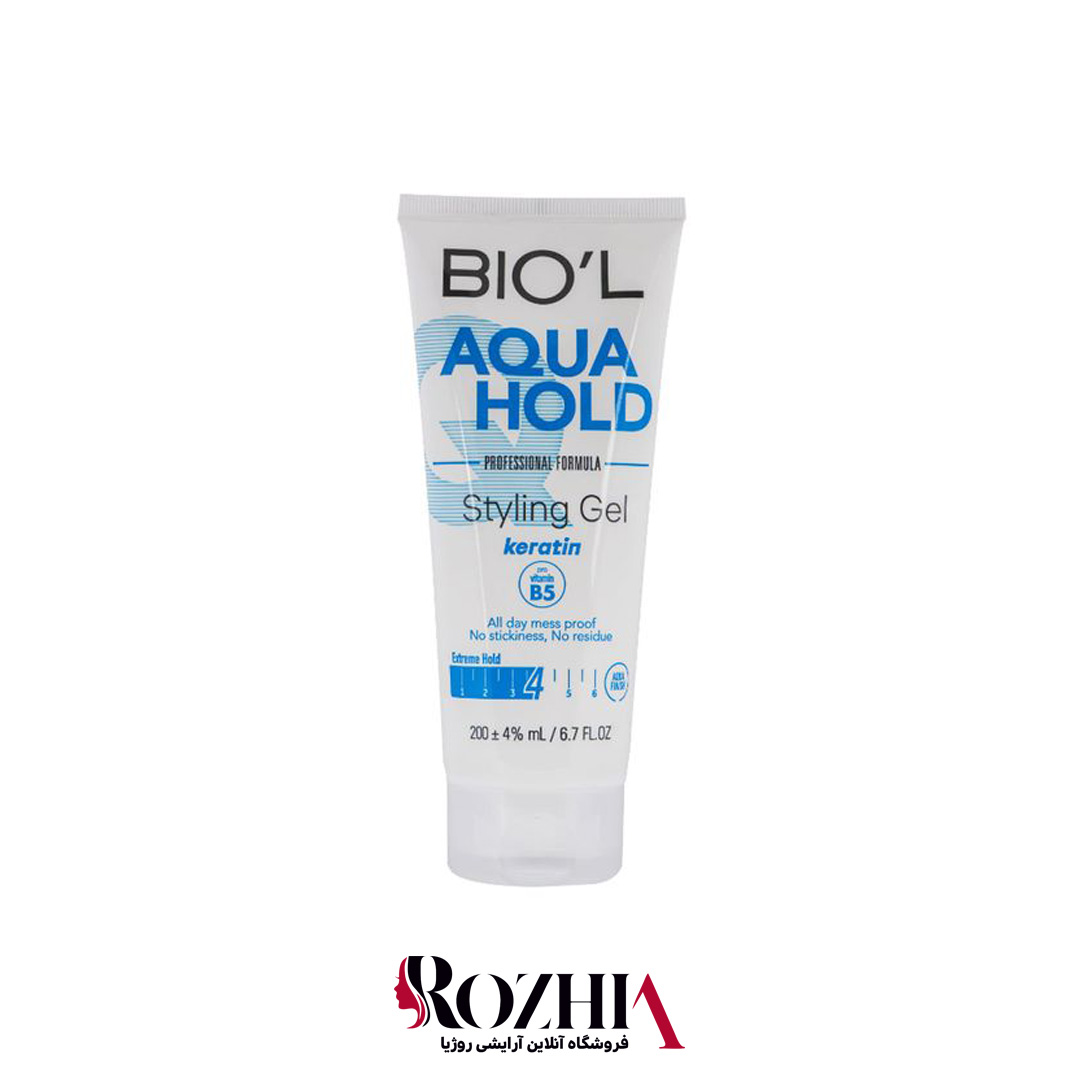 ژل حالت دهنده موی مرطوب بیول مدل AQUA Hold
