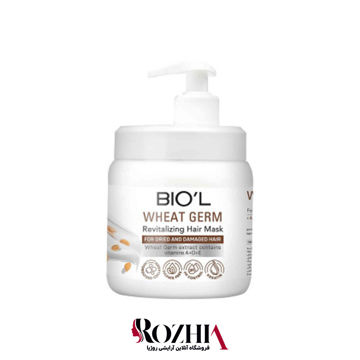 ماسک مو پمپی جوانه گندم کراتینه، موهای خشک و آسیب دیده بیول