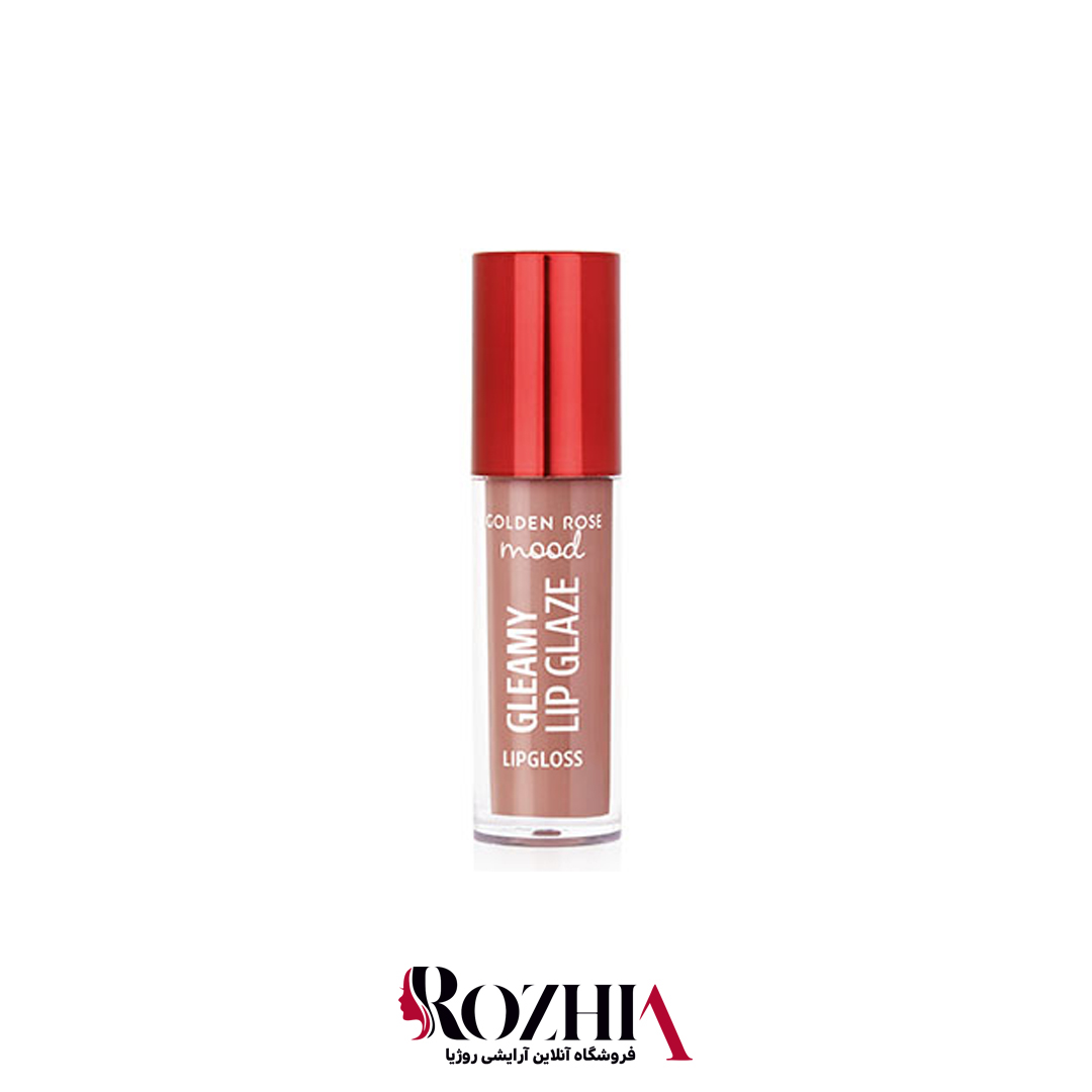 رژ لب مایع گلدن رز201 مدل Gleamy Lip Glaze