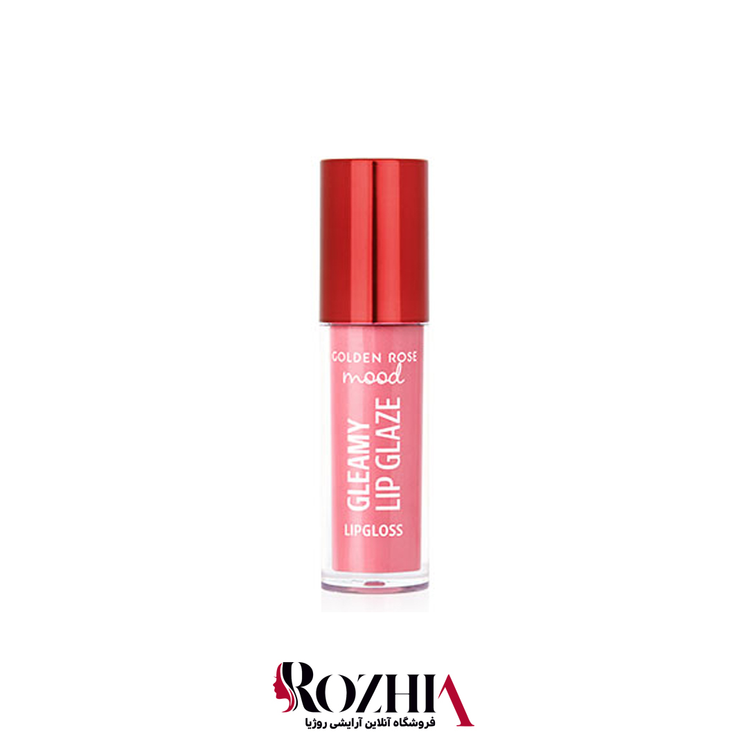 رژ لب مایع گلدن رز 204مدل Gleamy Lip Glaze
