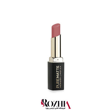 رژ لب جامد گلدن رز 102 مدل Pure Matte
