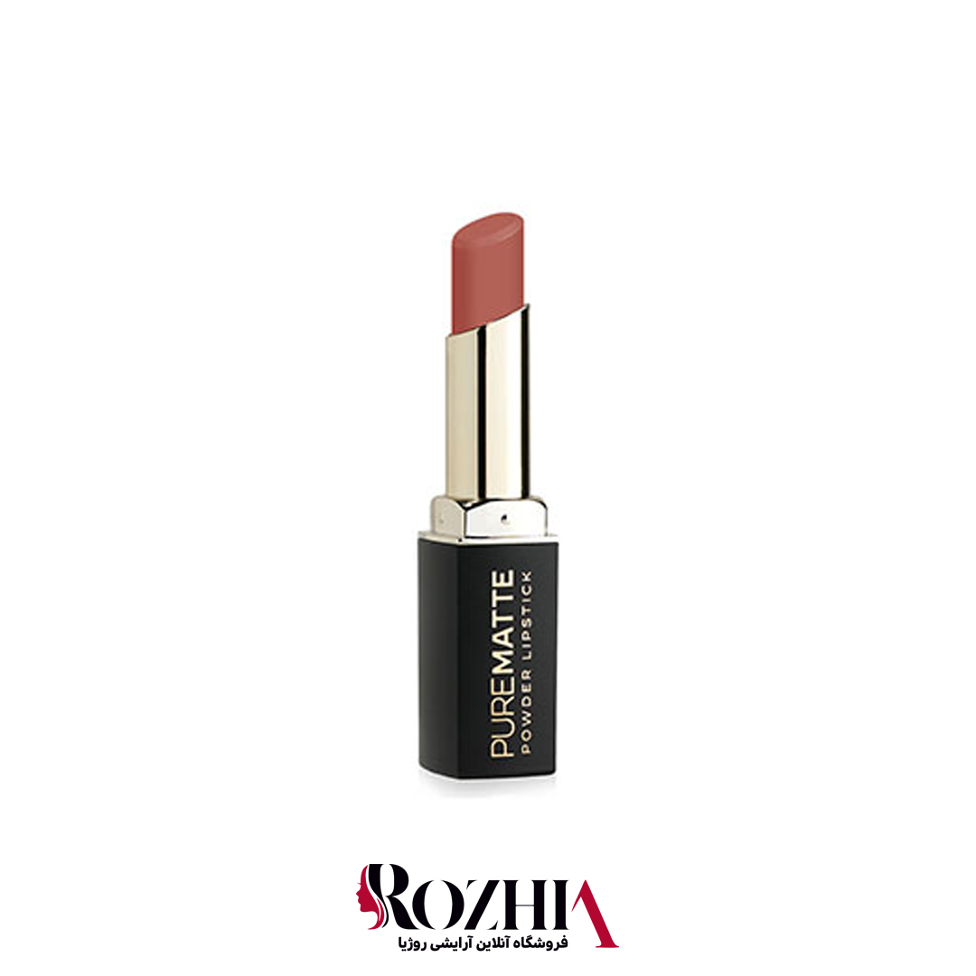 رژ لب جامد گلدن رز 104 مدل Pure Matte