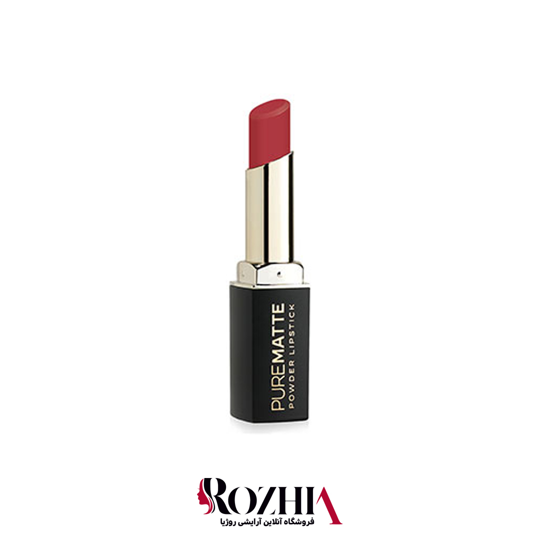 رژ لب جامد گلدن رز 115مدل Pure Matte