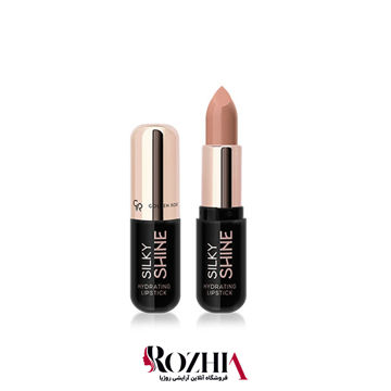 رژ لب جامد گلدن رز مدل silky shine