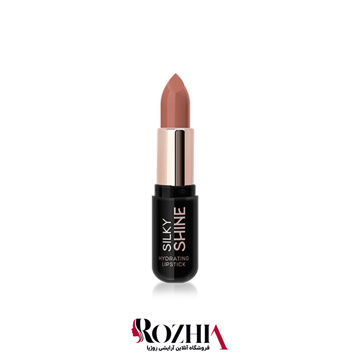 رژ لب جامد204 گلدن رز مدل silky shine