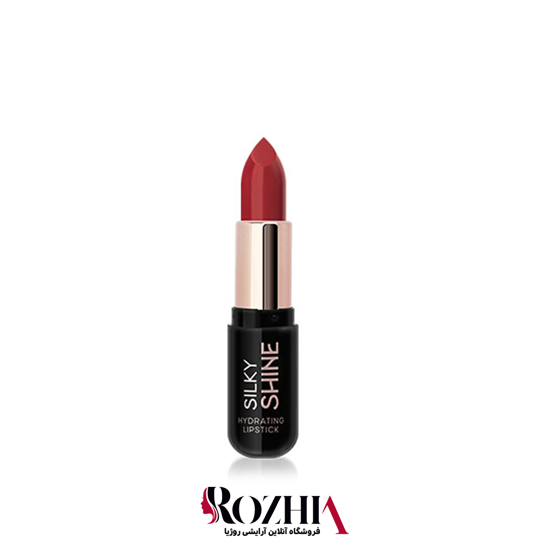 رژ لب جامد220 گلدن رز مدل silky shine
