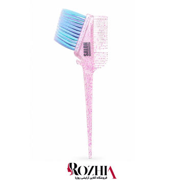 فرچه و شانه تقسیم رنگ دوطرفه سالن SALON