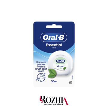 نخ دندان اورال بی مدل essential floss نعنایی