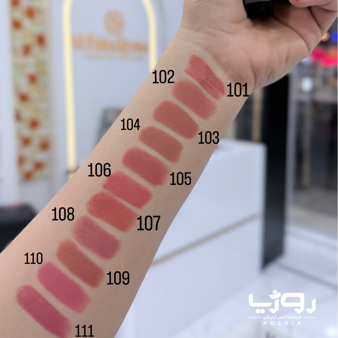 رژ لب جامد گلدن رز Golden Rose مدل مات مخملی پودری پیور مات Pure Matte Powder Lipstick