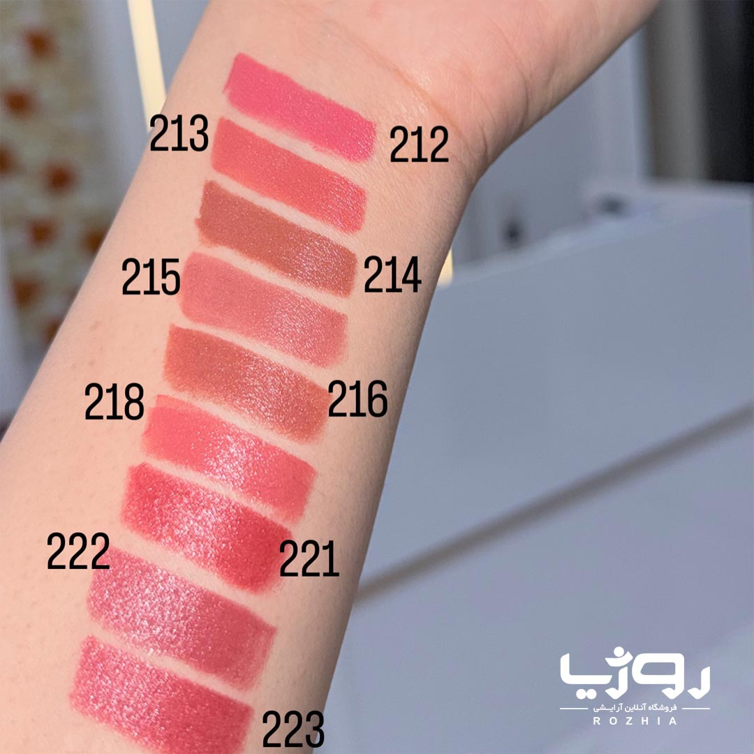 رژ لب جامد گلدن رز Golden Rose مدل درخشش ابریشمی و آبرسان Silky Shine Hydrating Lipstick