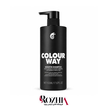 شامپو موهای چرب و نازک حاوی کراتین کالروی color way