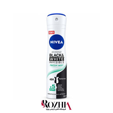 اسپری ضد تعریق مردانه BLACK & WHITE INVISIBLE FRESH MIST نیوا