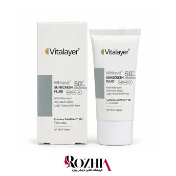 فلوئید ضد آفتاب ضد لک وایت ویت SPF50 (بی رنگ)