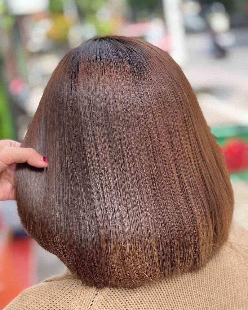 رنگ مو قهوه ای تیره