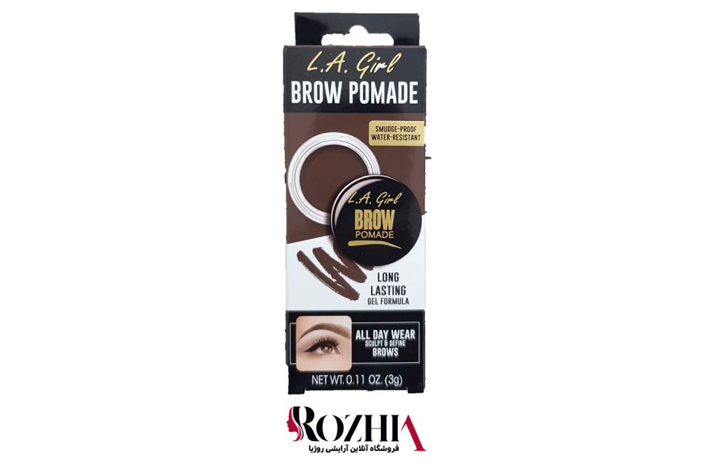 ژل ابرو ال ای گرل حاوی رنگ دانه های طبیعی L.A girl Pomade